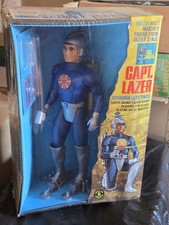 MATTEL MAJOR MATT MASON CAPTAIN LAZER FACTORY SEALED FEET BANDS INTACT PURPLE E