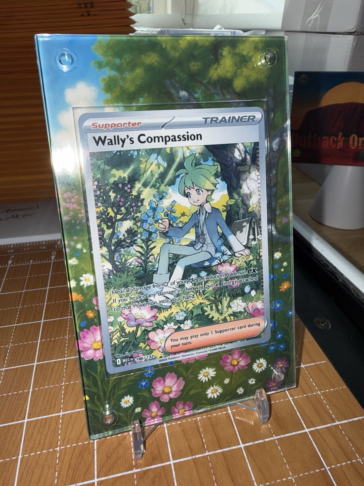Wally's Compassion Mega Evolution 186/132 Pokemon Extended Artwork Case