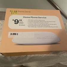 NEW Ooma Phone Genie VoIP Home Phone Service - White 100-0474-100 New Sealed