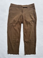 Vintage MaxStudio Brown Pinstripe Pants