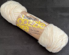 Caron Dazzleaire Yarn SANDS 2661 Beige White, PARTIAL 2.375 oz.