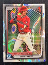 #9-10 Druw Jones 2025 Bowman Chrome Arizona  /399 Ray wave Refractor