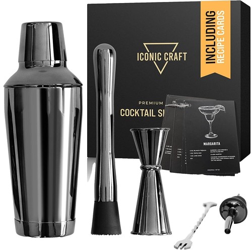 Homestia 5 Pieces Cocktail Strainer Set Stainless Steel Bar