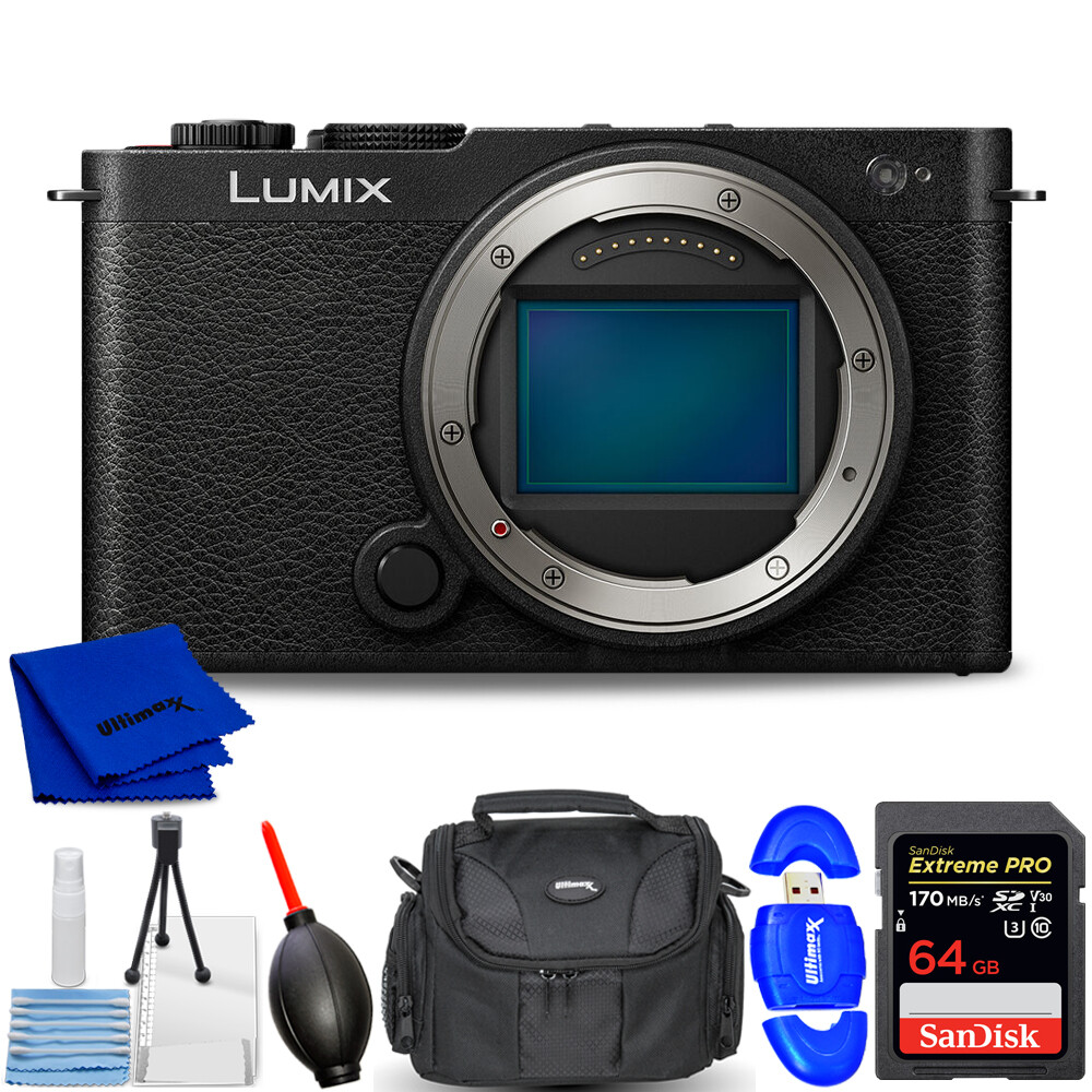 Panasonic Lumix S9 Mirrorless Camera (Body, Jet Black) DC