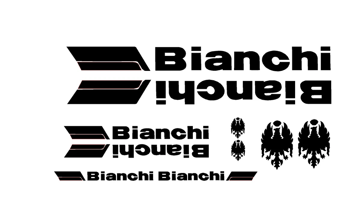 KIT ADESIVI PRESPAZIATI BICI BIANCHI Adesivi alta qualità SCEGLI IL