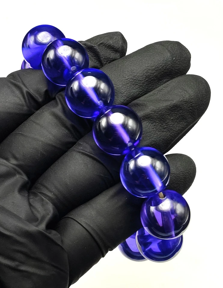 Regalo de Negocios Pulsera de Piedras Preciosas Ojo Naga Púrpura Colección Amuleto Tailandés CK703 Foto 3 de 4