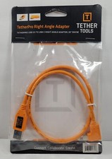 Tether Tools TetherPro Right Angle Adapter Orange USB 3.0 to USB-C