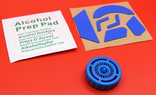 1 Set Gleitpad + 1x Scroll-Rad BLAU für Logitech G903 Gaming-Maus Mausfüße - Bild 2 von 5