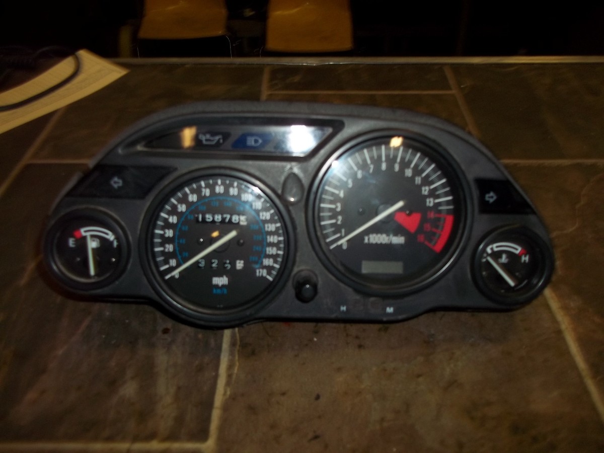 【u】 1999 KAWASAKI ZX6E ZX6 ZX 600 NINJA GAUGES SPEEDOMETER