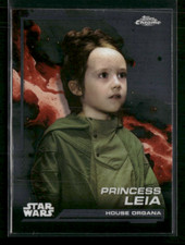 2024 Topps Chrome Star Wars Card 69 Princess Leia Obi-Wan Kenobi