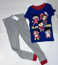 Ryan's World Boys Pajama Pants Set 2 pieces Sleepwear Size 4