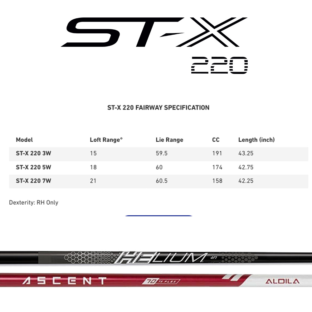 Mizuno Golf STX 220 Men's Fairway Woods NEW! 2022 (Inc H/Cover) eBay