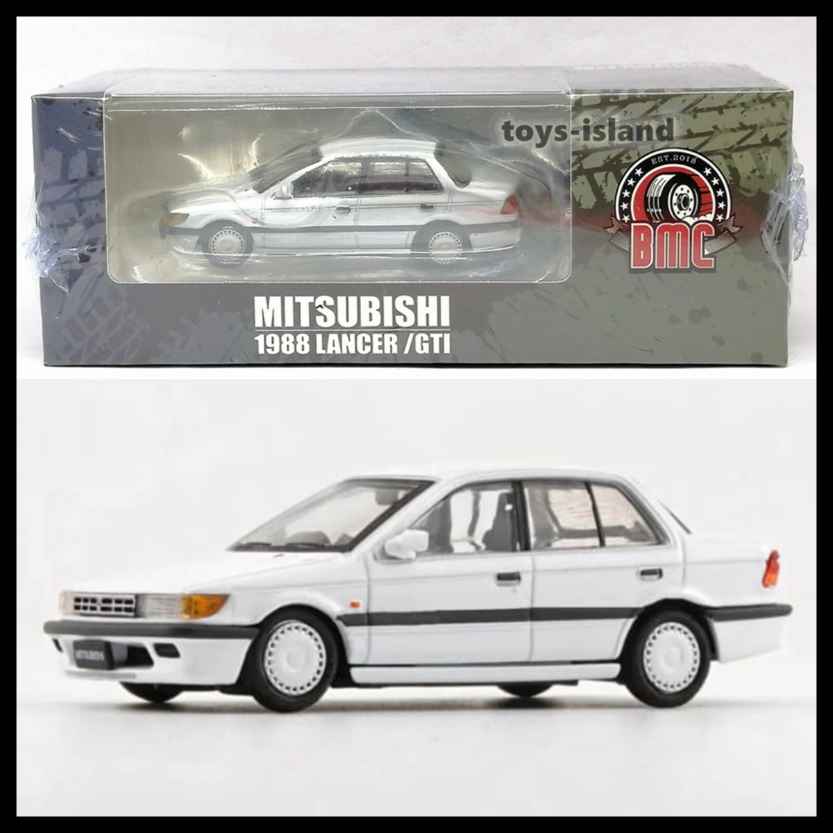 BM Creations JUNIOR BMC 1/64 Mitsubishi Lancer 1988 GTI NEW