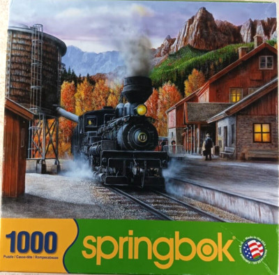 Mountain Express 1000 Piece Jigsaw Puzzle Made in the USA by Springbok
