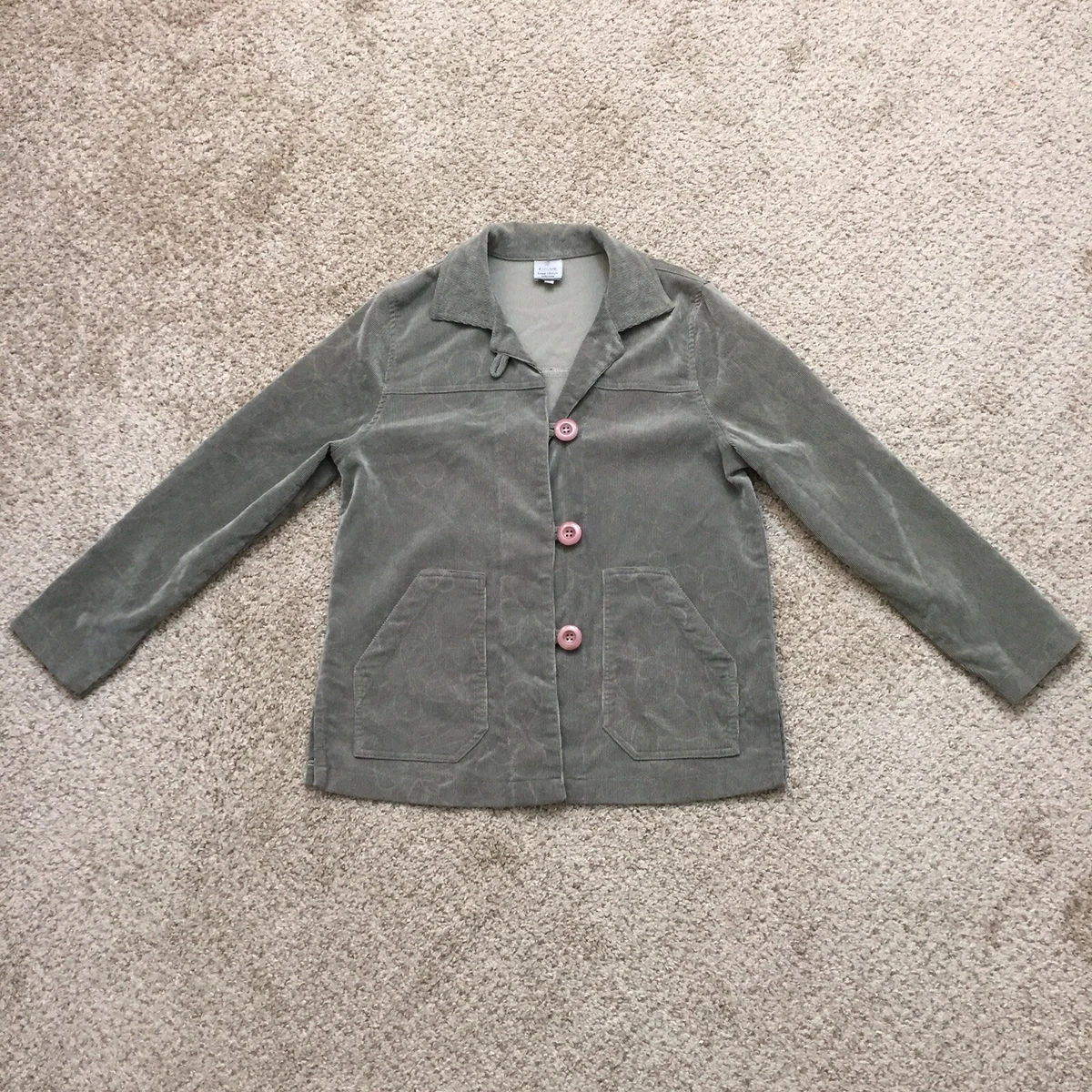 Gray corduroy hotsell jacket