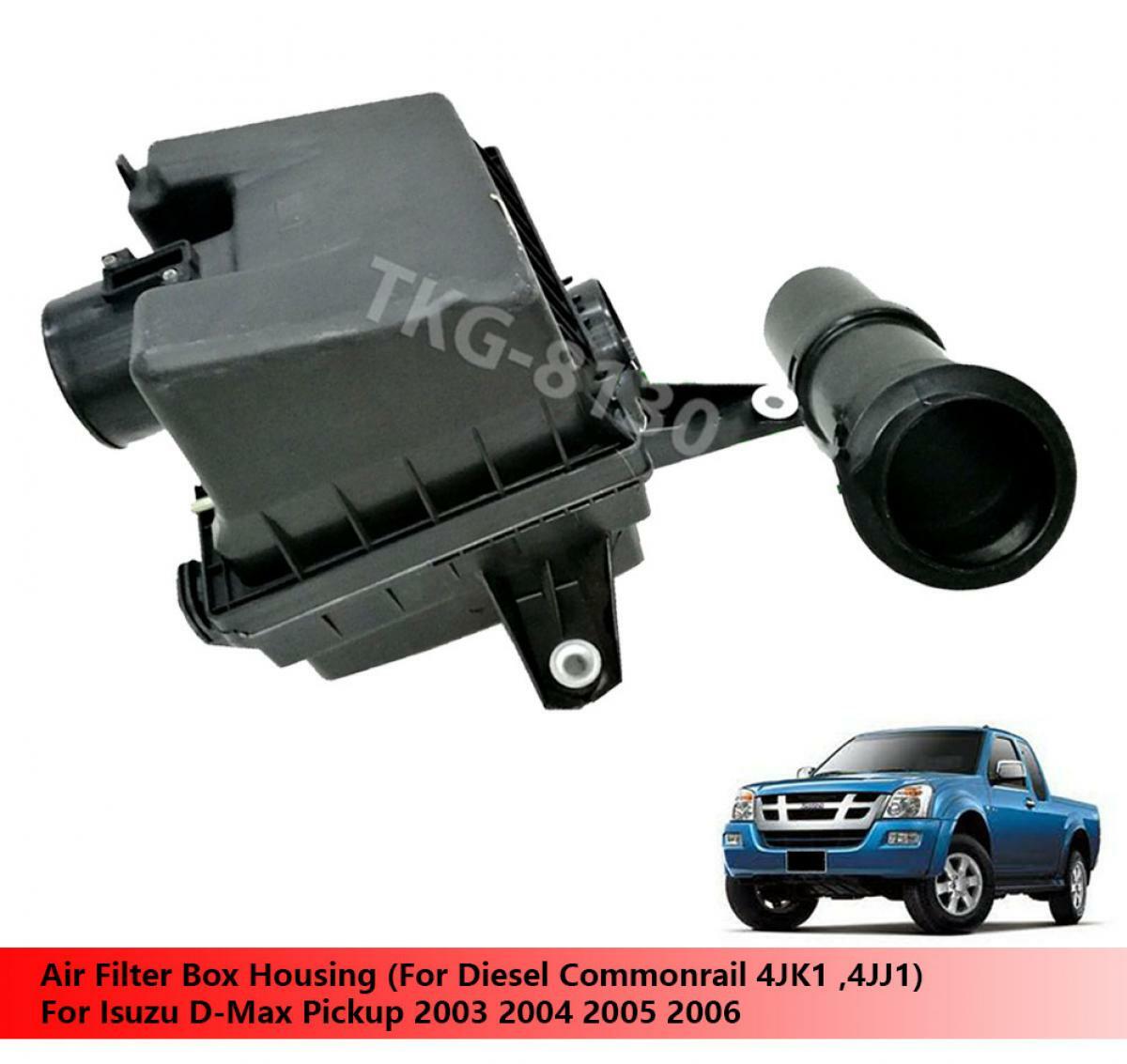 Square Air Filter Box For 4JK1 4JJ1 Isuzu Dmax D-max 2003 2004