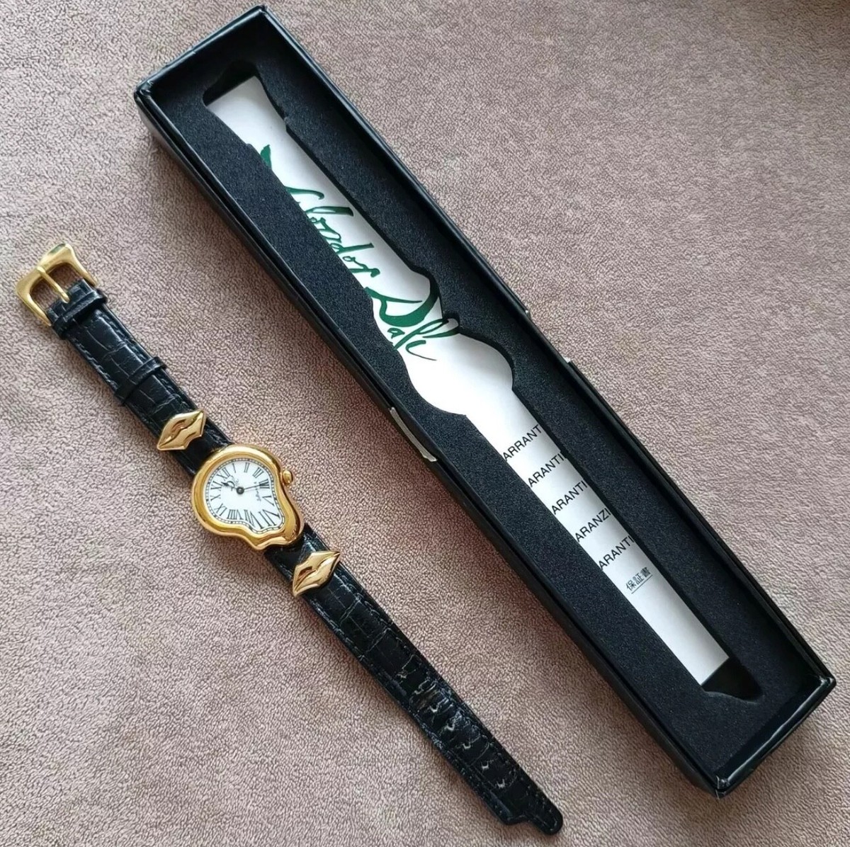 SalvadorDali Soft watch EXAEQUO 溶ける時計 Vtg Salvador Dalí SoftWatch Exaequo Melting Time Watch