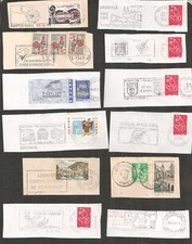PHILATELIE COLLECTION LOT DE FLAMMES POSTALES