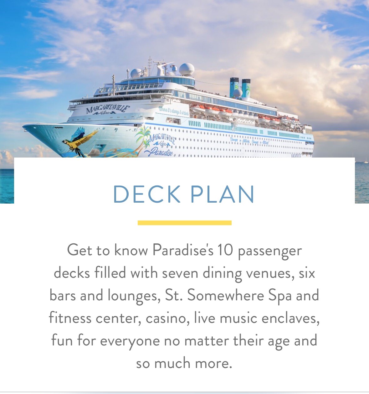 Cruise Voucher Margaritaville At Sea eBay