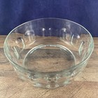 Vintage Arcoroc Glass Serving Bowl Dish Thumb Print 8.5" Diameter 4” High — photo 2