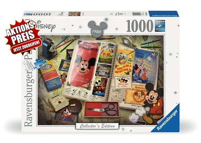Ravensburger Puzzle 175840 Collectors Edition - 1950 Mickey - 1000 Teile 17+