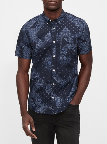 different color bandana shirt