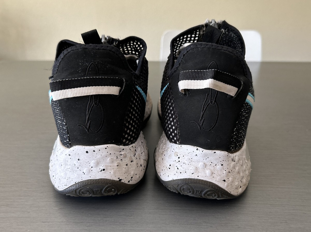 NIKE PG 4 Paul George Heather Black Wolf Gray Basketball 