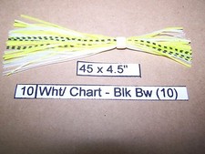 10 SILICONE SKIRTS-LURE MAKING JIGS SPINNER C...