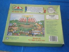 MAQUETTE MANEGE FETE FORAINE SWINGER HO SCALE 1/87 DECOR FERROVIAIRE 1:87 eme