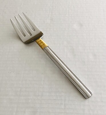 Pfaltzgraff Stainless Golden Crossroads Serving Fork Glossy