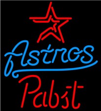 10" Vivid LED Houston Astros Neon Sign Light Lamp Beer Bar Wall Decor Artwork I
