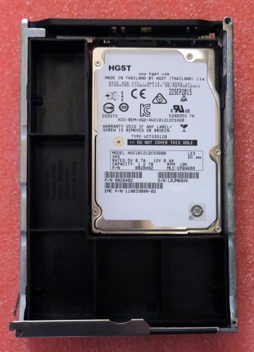 EMC 1.2TB 10k SAS 2.5" Hard Drive HDD 2.5" In 3.5" Caddy 005050086 V4-DS10-012 - Picture 4 of 5