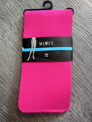 MIXIT Tights Size S/M Nylon Spandex Spring Pink