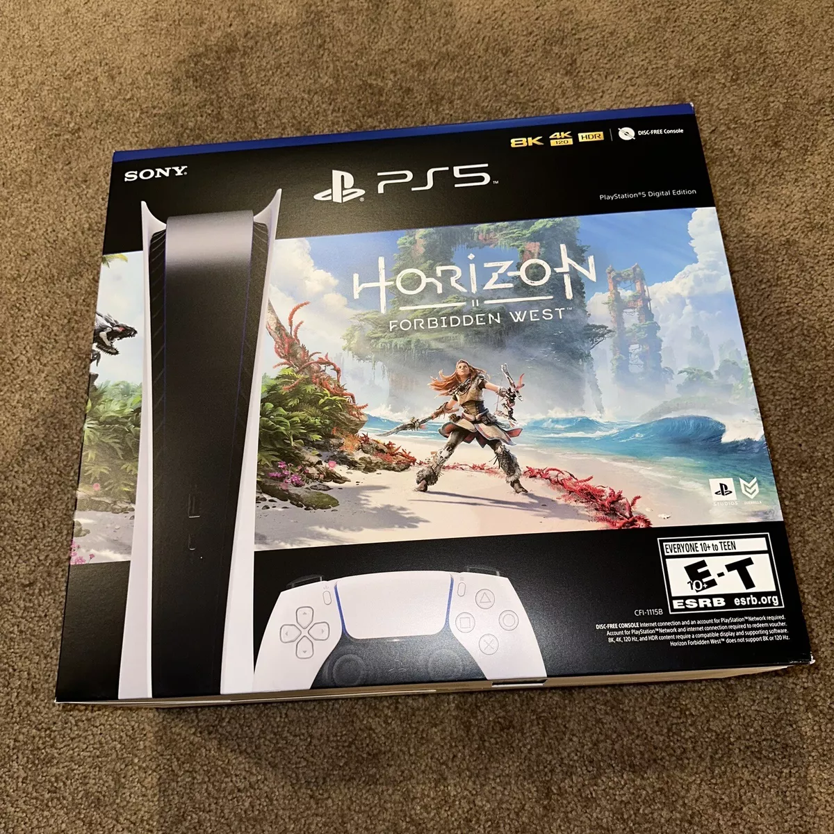 New Playstation 5 Digital Edition Ps5 With Horizon Forbidden at Rs