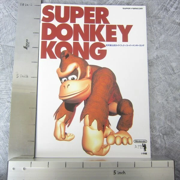 SUPER DONKEY KONG Nintendo Guía Oficial Libro SNES 1994 Japón SG13 Ver Estado Foto 2 de 4