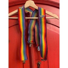 Rainbow Suspender Super Cute and in Excellent Used Condition Adult Size