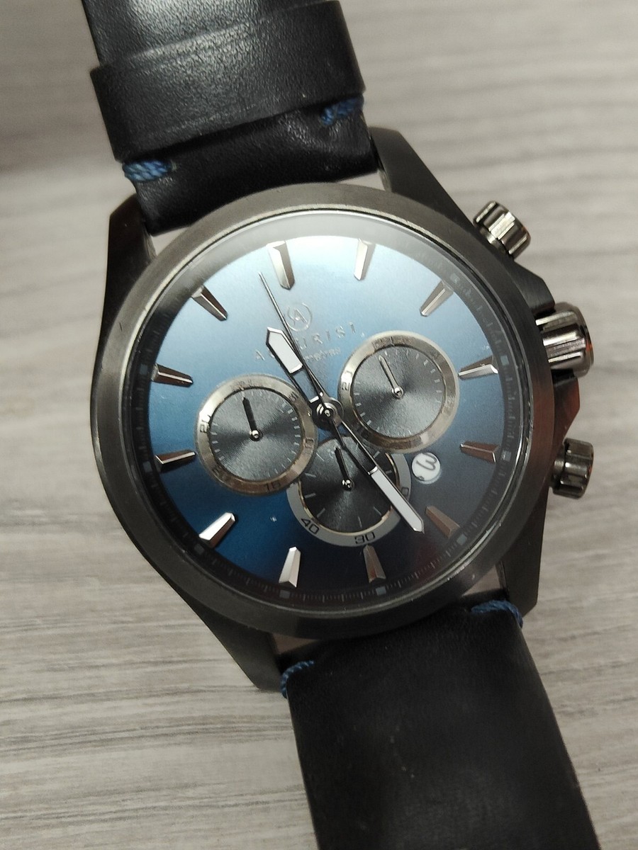 Gents ACCURIST Chronograph Blue Dial Watch model 7180