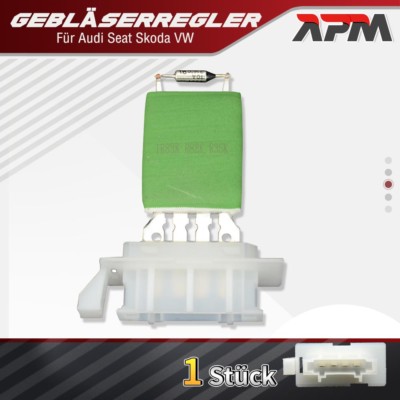 Gebläseregler Widerstand Vorwiderstand für VW Golf 5 6 Passat Audi A3 Seat Skoda