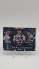 2019 Bowman Draft -  Draft Progression Langeliers, Waters, Jenista #DPR-ATL (RC)
