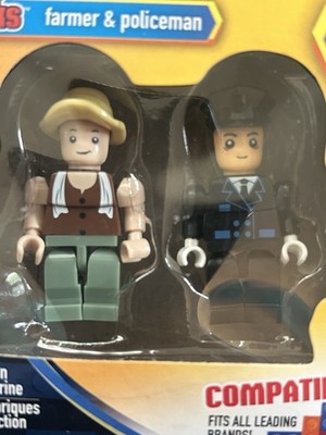 Make It Block Farmer Policeman Construction Blocks Figurine Bricks Action Figure