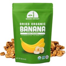 Tropical Flavor Organic Banana Chips - 16 Ounce, Perfect Healthy Snack Option