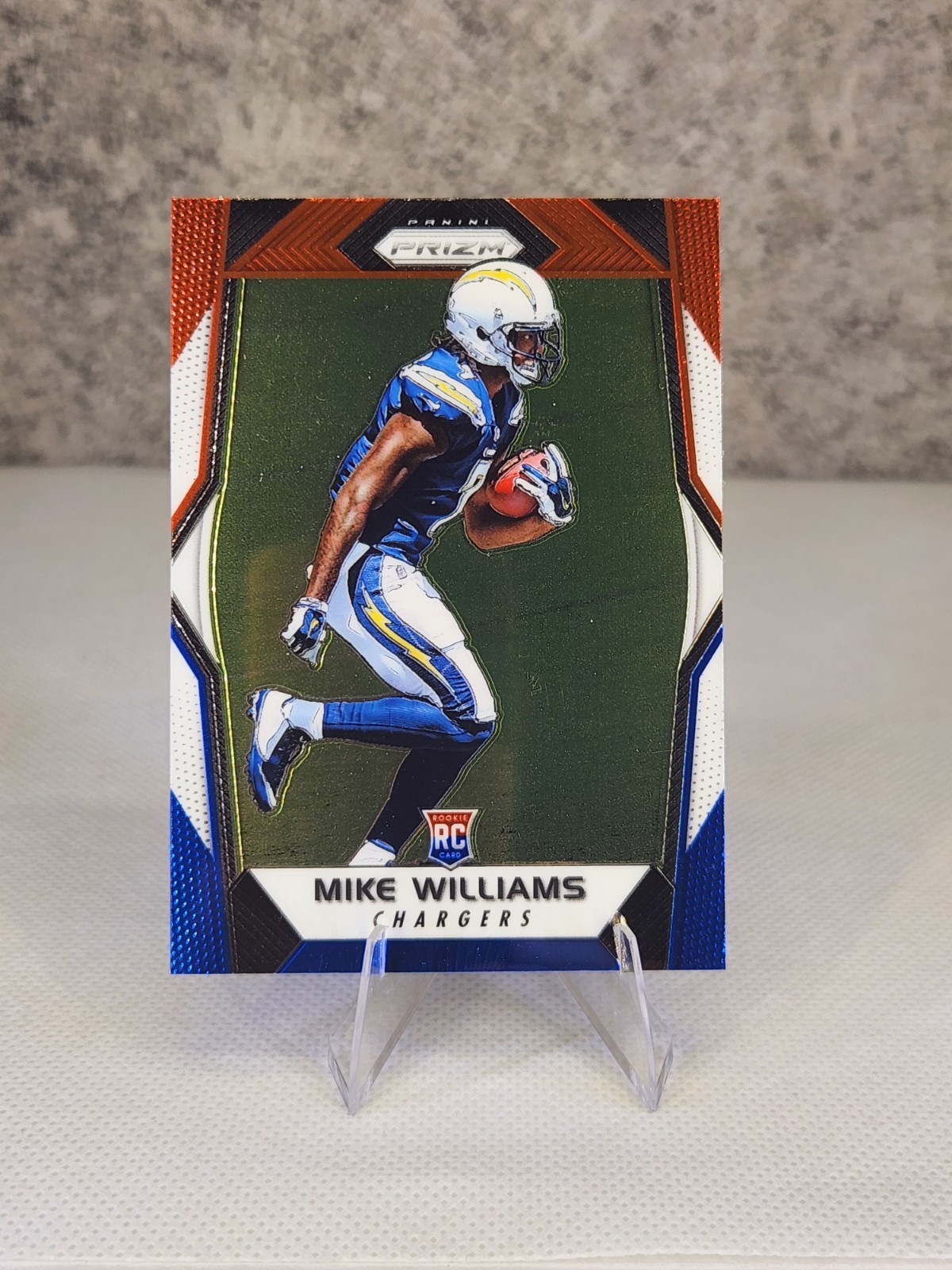 2017 Panini Prizm - Mike Williams #239 Red White & Blue Rookie