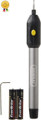 General Tools Cordless Engraving Pen for Metal - Diamond Tip Etching Tool for En