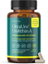 Anti-Aging Urolithin-A Complex with Shilajit, Organic Sea Moss Ashwagandha USA