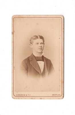 A. Regis CDV Foto Herrenportrait - Berlin um 1870