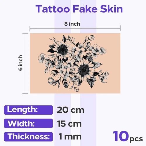 85PCS Tattoo Skin Kit - Usiriy Practice Fake 85Pcs  image 3