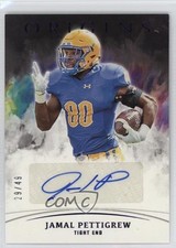 2022 Panini Chronicles Draft Picks Purple 29/49 Jamal Pettigrew Auto 0ey4