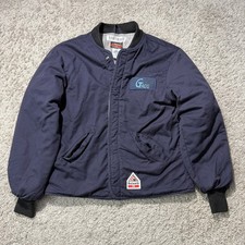 Bulwark FR Zip Up Jacket Protective Apparel Mens Size Medium LLL2NV6 Workwear