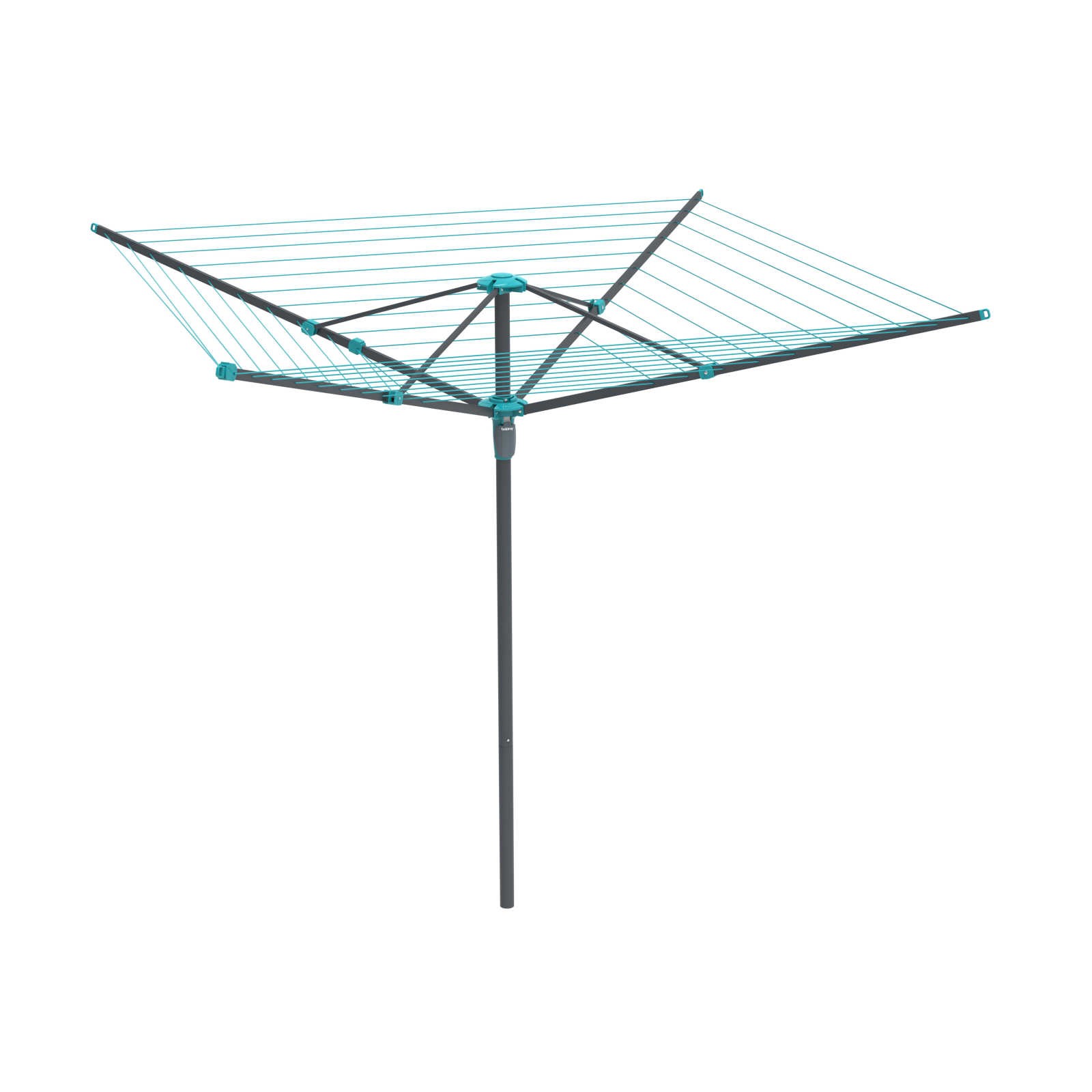 Beldray 50-Metre Rotary Airer – Hanging Hooks, Line Tensioner, Collapsible