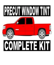 Fit 01-06 Chevy Silverado 3500 Crew Cab Tint Kit  - 3 Piece Rear Window